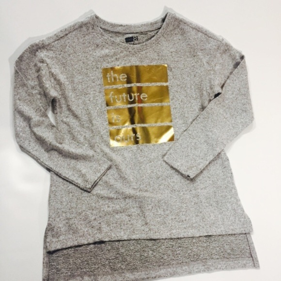 Crazy 8 | Graphic Long Sleeve Top Girls Medium 7-8 New With Tags NWT - Picture 9 of 10